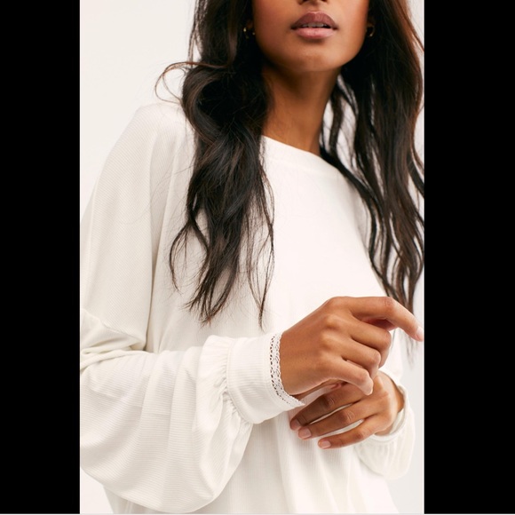 Free People Shimmy Shake Top Ivory Size XS New! - Picture 2 of 8